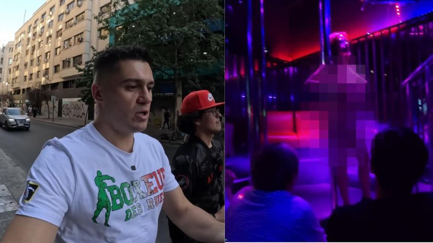 Zazza el Italiano y su polémico recorrido por los barrios rojos del centro de Santiago